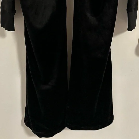 NW/OT! Juicy Couture Velour Black Gemini Track Suit sweatsuit women size X-SMALL - Picture 12 of 12